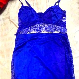 BEAUTIFUL Royal Blue lingerie set NWT